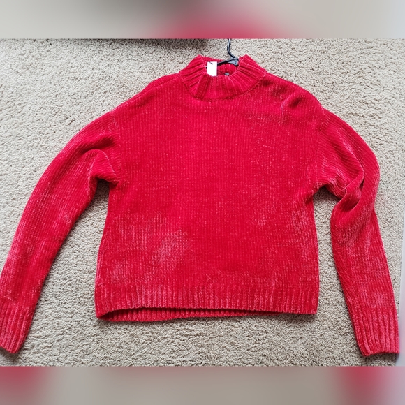 Sanctuary BRAND NEW, tags still on, red chenille sweater - Picture 2 of 5